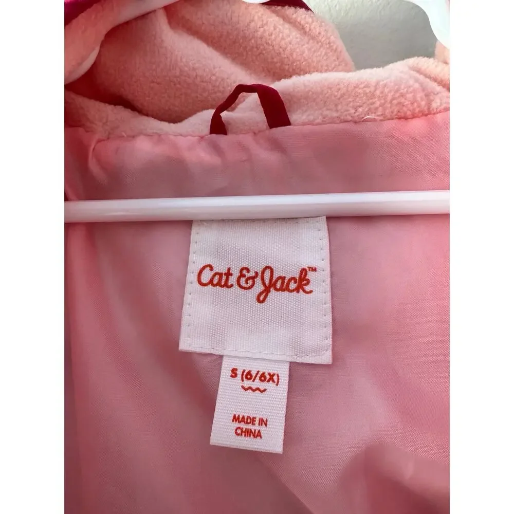 Cat & Jack girls puffer jacket - size S